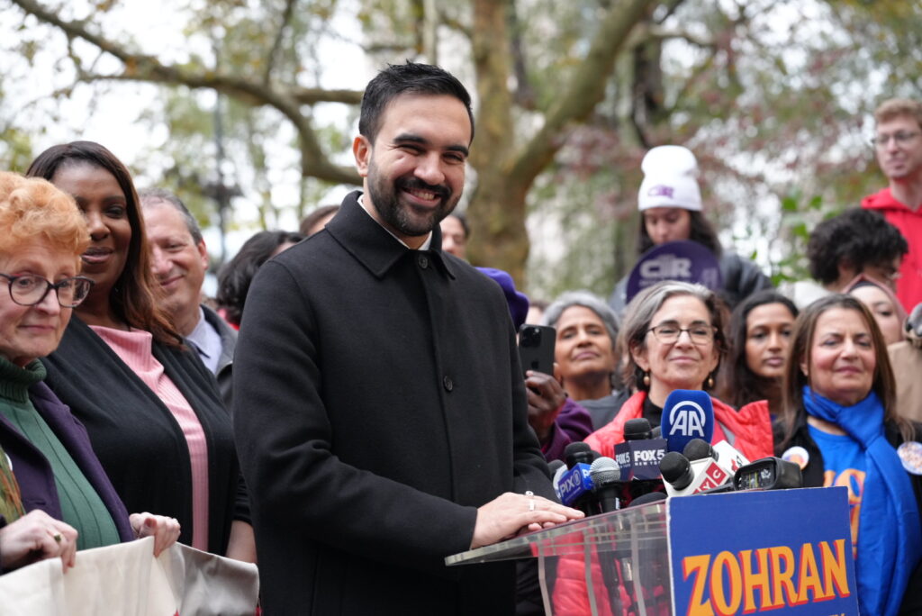 Zohran Mamdanis sista presskonferens inför valet